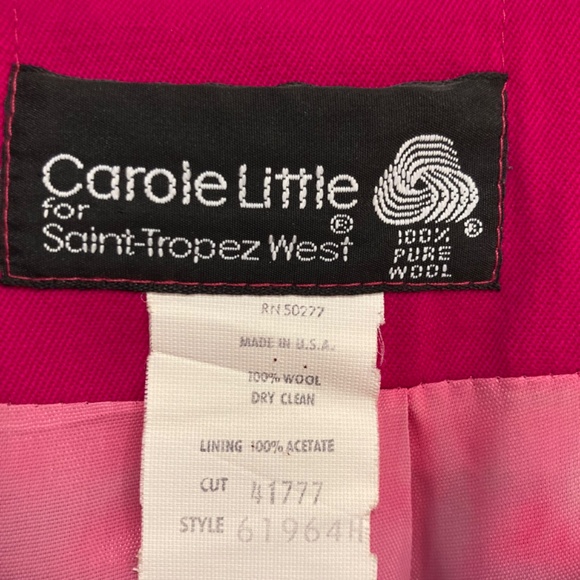 Vintage Fuschia wool jacket - Picture 4 of 8